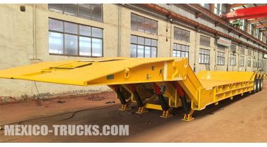 3 Axle Folding Gooseneck Trailer will be Shipped to Mexico
