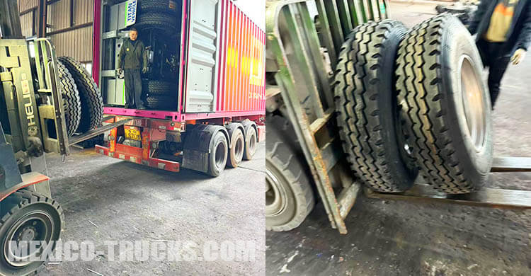 40 Ft 3 Axle Container Flatbed Semi Trailer for Sale in Veracruz Mexico