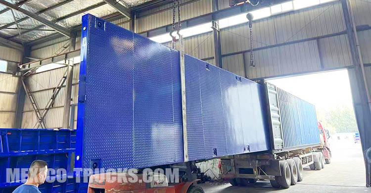 40 Feet Tri Axle Flatbed Trailer for Sale in Lazaro Cardenas Mexico