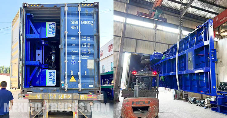 40 Feet Tri Axle Flatbed Trailer for Sale in Lazaro Cardenas Mexico