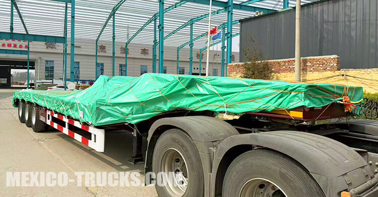 3 Axle 60 ton Lowbed Trailer for Sale in Mexico
