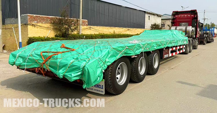 3 Axle 60 ton Lowbed Trailer for Sale in Mexico