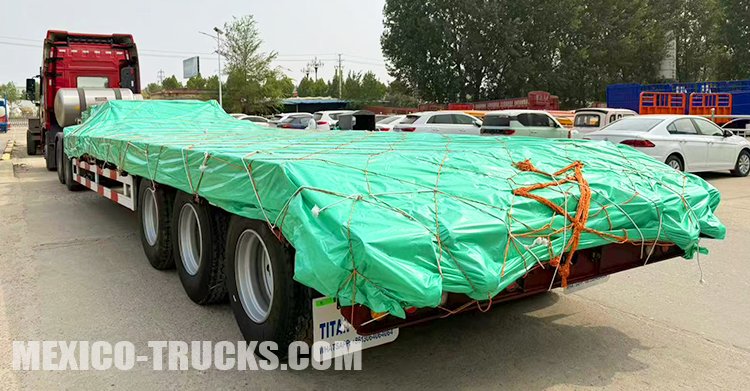 3 Axle 60 ton Lowbed Trailer for Sale in Mexico