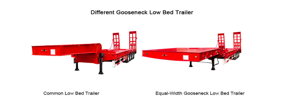 3 Axle 4 Axle 60 Ton 100 Ton Semi Low Bed Trailer Truck for Sale in Mexico