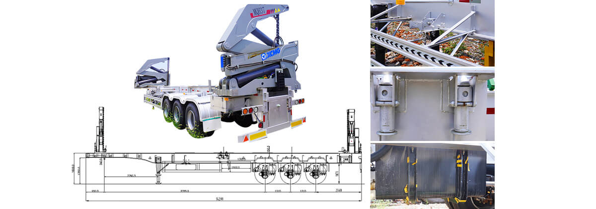 Container Side Loader for Sale in Mexico | Container Side Lifter Trailer for Sale in Mexico