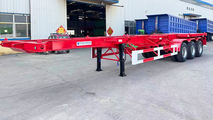 New Tri Axle Container Chassis - 40 Ft Container Trailer for Sale in Mexico