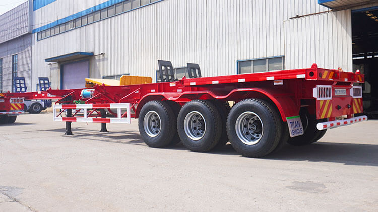 New Tri Axle Container Chassis - 40 Ft Container Trailer for Sale in Mexico