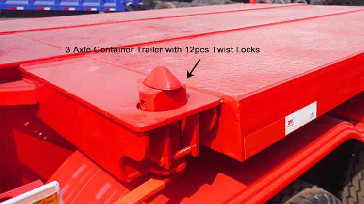 New Tri Axle Container Chassis - 40 Ft Container Trailer for Sale in Mexico