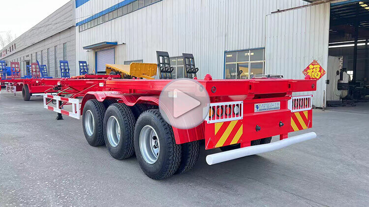 New Tri Axle Container Chassis - 40 Ft Container Trailer for Sale in Mexico