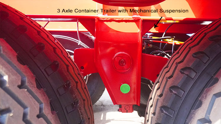 New Tri Axle Container Chassis - 40 Ft Container Trailer for Sale in Mexico