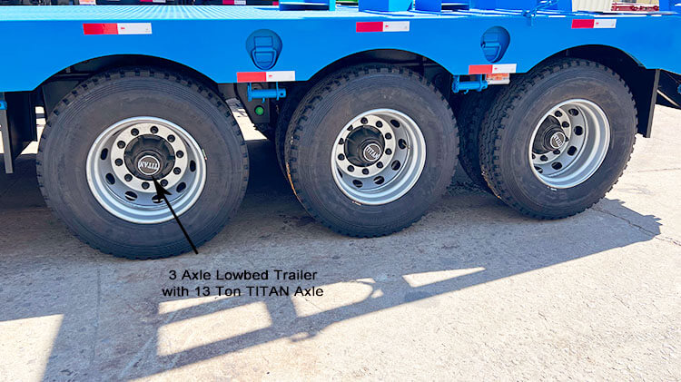 60 Ton 3 Axle Low Bed Trailer Truck - Low Bed Truck for Sale in Mexico