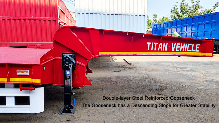 4 Axle 100 Ton Lowbed Trailer for Sale in Mexico