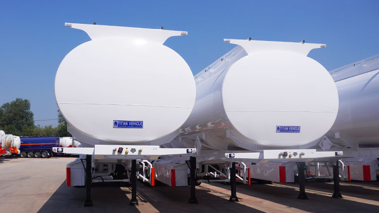 50m³ 5 Compartments 3 Axle Petrol Tanker for Sale Price in Mexico