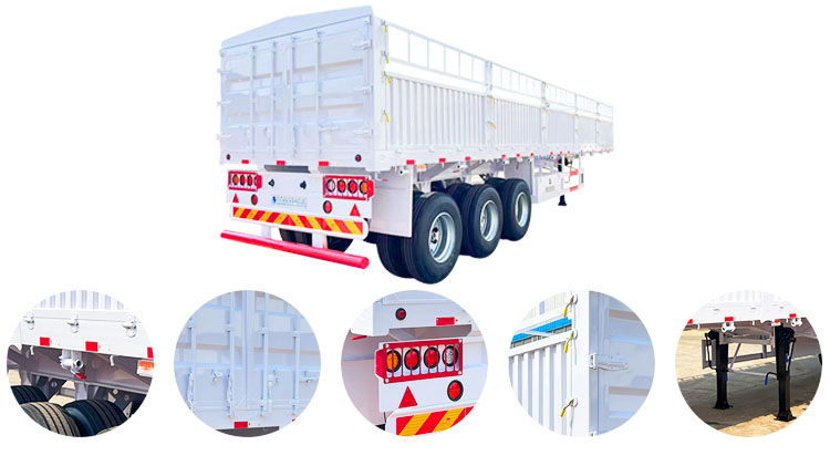 3 Axle Fence Trailer - Livestock Trailer for Sale in Mexico