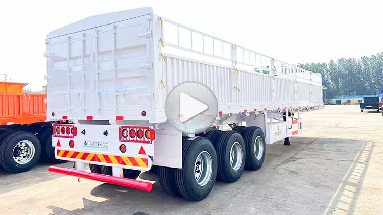 3 Axle Fence Trailer - Livestock Trailer for Sale in Mexico