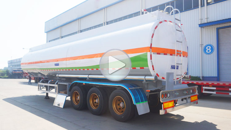 3 Axle Semi Trailer Fuel Tanker - Diesel Fuel Trailer for Sale in Mexico