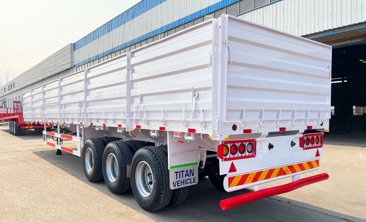 3 Axle Side Wall Trailer - Grain Trailer for Sale in Mexico