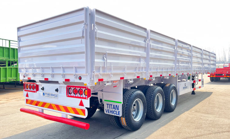 3 Axle Side Wall Trailer - Grain Trailer for Sale in Mexico