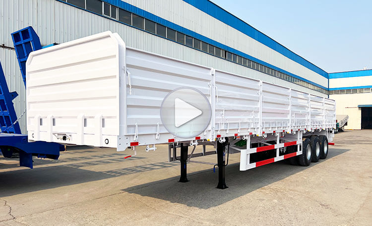 3 Axle Side Wall Trailer - Grain Trailer for Sale in Mexico
