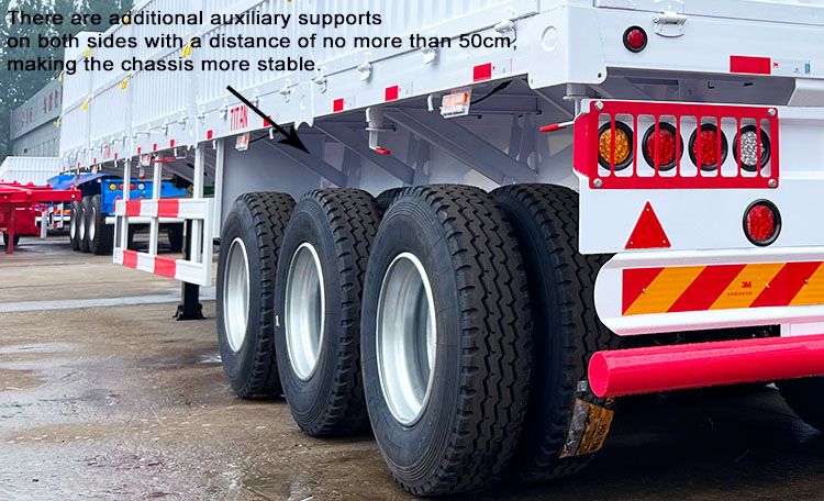 3 Axle Platform Semi Trailer - High Side Cargo Semi Trailer for Sale in Mexico