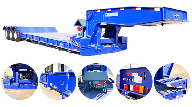 3 Axle Lowboy Trailer | Removable Gooseneck Trailer for Sale in Mexico