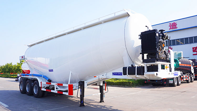 3 Axle 35 Cbm Bulk Cement Trailer | Cement Bulker for Sale in Mexico