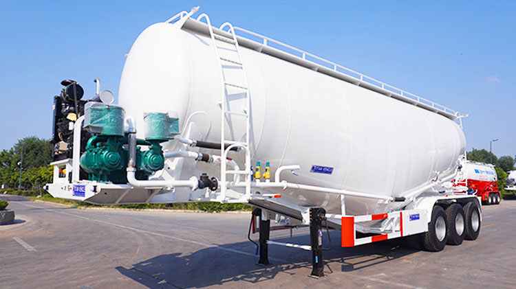 3 Axle 35 Cbm Bulk Cement Trailer | Cement Bulker for Sale in Mexico