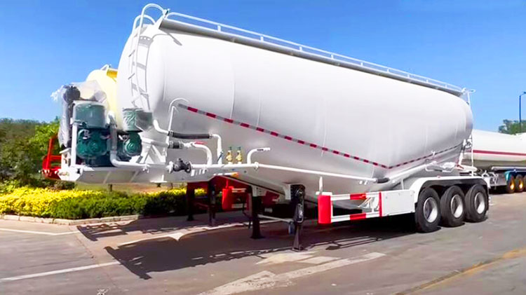 3 Axle 45 CBM Bulk Cement Tanker | Bulk Cement Truck for Sale in Mexico