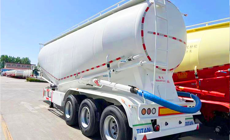 3 Axle 45 CBM Bulk Cement Tanker | Bulk Cement Truck for Sale in Mexico