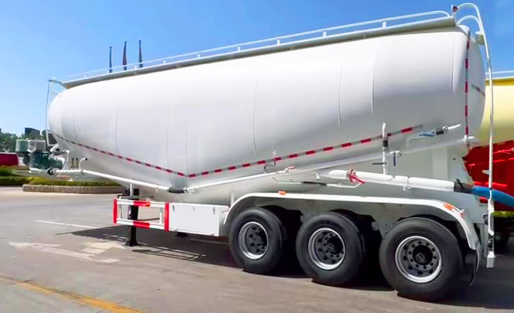 3 Axle 45 CBM Bulk Cement Tanker | Bulk Cement Truck for Sale in Mexico