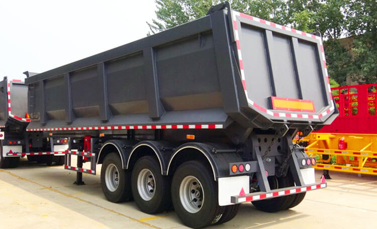 Rear Dump Trailer - 3 Axle U Type Semi Tipper Trailer for Sale in Mexico