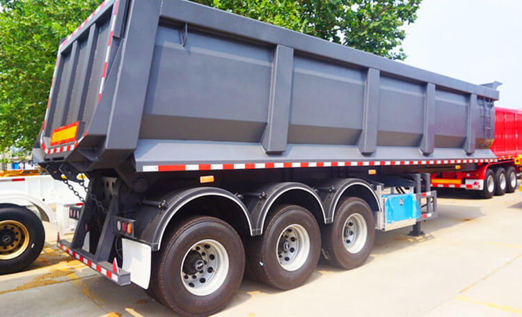 Rear Dump Trailer - 3 Axle U Type Semi Tipper Trailer for Sale in Mexico