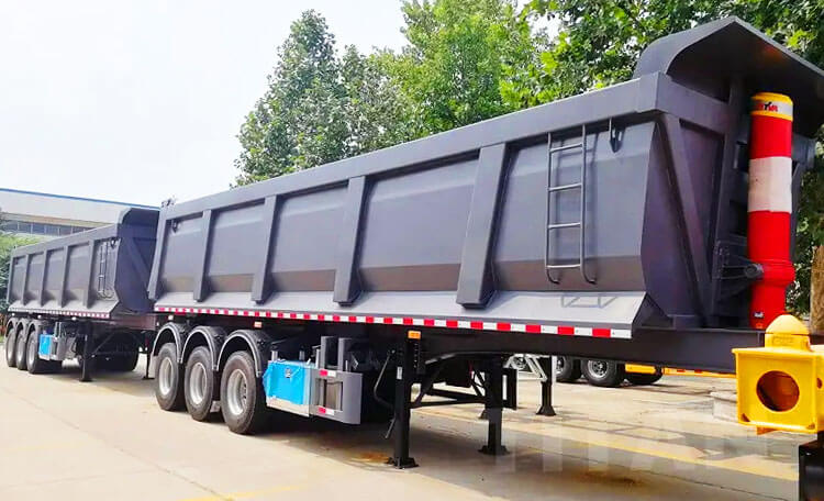 Rear Dump Trailer - 3 Axle U Type Semi Tipper Trailer for Sale in Mexico