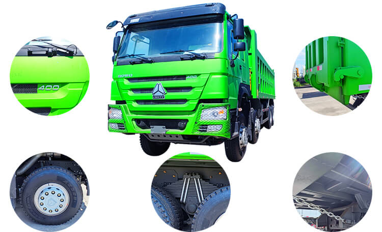 New Sinotruk Howo 8x4 Dump Truck for Sale Near Me in Mexico