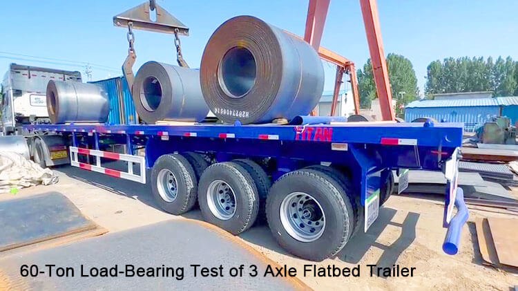 New 40 Feet Tri Axle Flatbed Trailers for Sale in Mexico