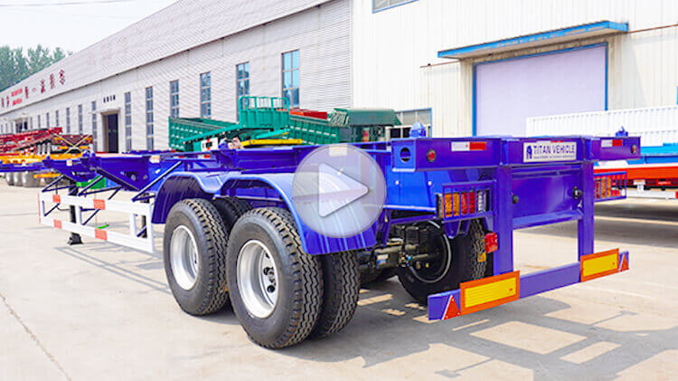 Skel Trailer | 40 Foot Shipping Container Trailer for Sale in Mexico