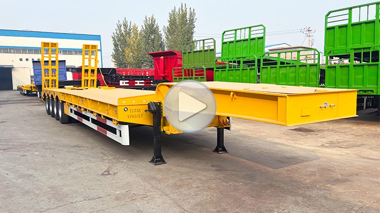 Semi Low Loader Trailer - 4 Axle Low Loader for Sale in Mexico