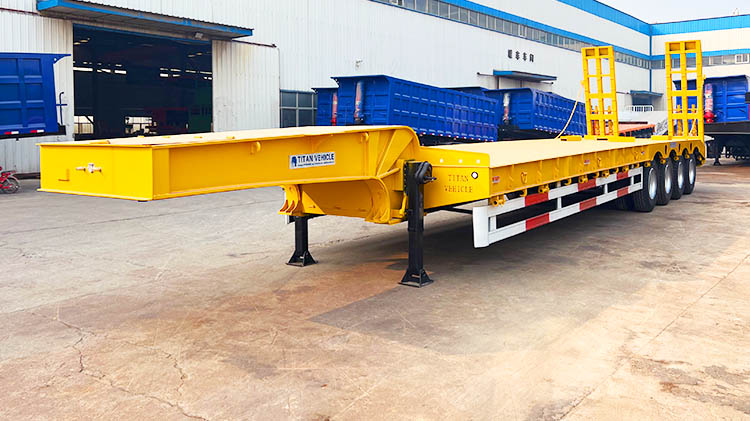 Semi Low Loader Trailer - 4 Axle Low Loader for Sale in Mexico