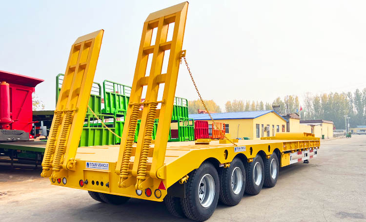 Semi Low Loader Trailer - 4 Axle Low Loader for Sale in Mexico