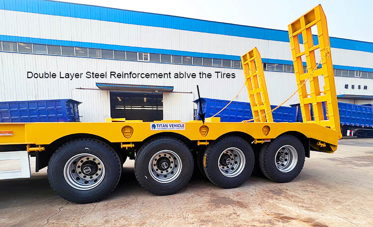 Semi Low Loader Trailer - 4 Axle Low Loader for Sale in Mexico