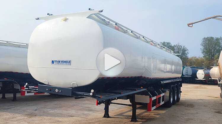 3 Axle 45000L Diesel Tanker Trailer for Sale in Mexico