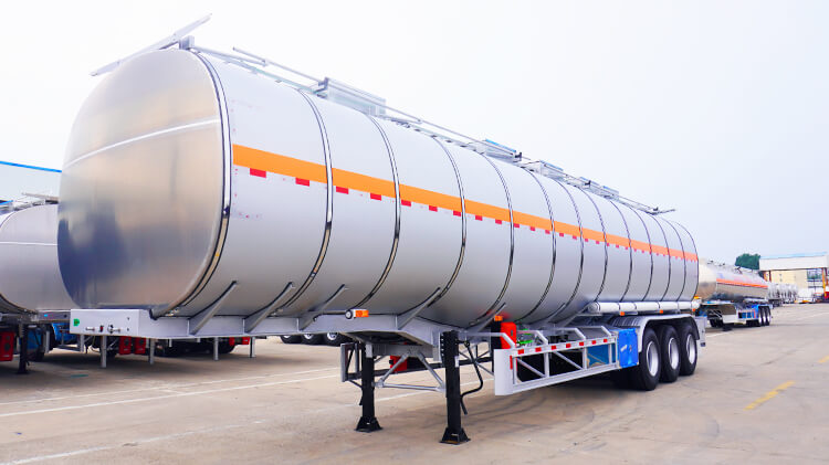 3 Axle Stainless Steel Tanker Trailer for Sale in Mexico