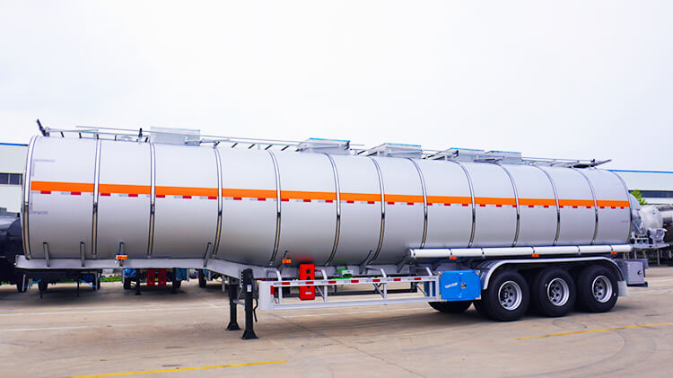3 Axle Stainless Steel Tanker Trailer for Sale in Mexico