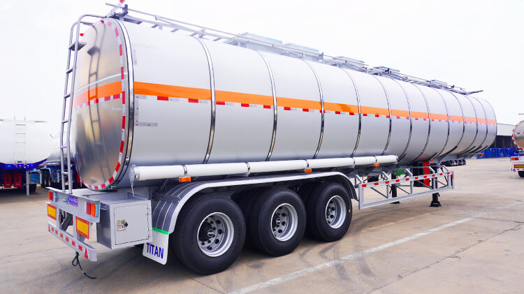 3 Axle Stainless Steel Tanker Trailer for Sale in Mexico