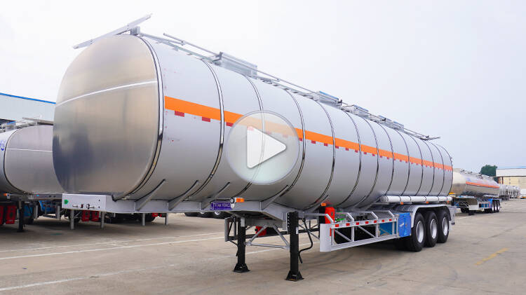 3 Axle Stainless Steel Tanker Trailer for Sale in Mexico