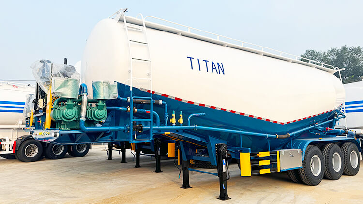 3 Axle Bulk Cement Truck Price | Cement Bulker Trailer for Sale in Mexico