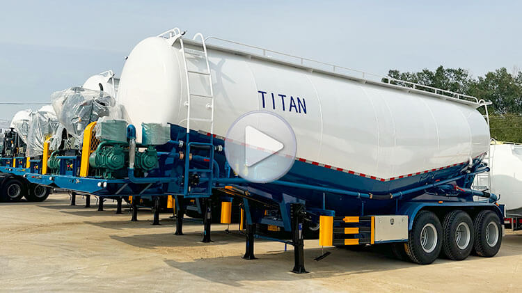 3 Axle Bulk Cement Truck Price | Cement Bulker Trailer for Sale in Mexico