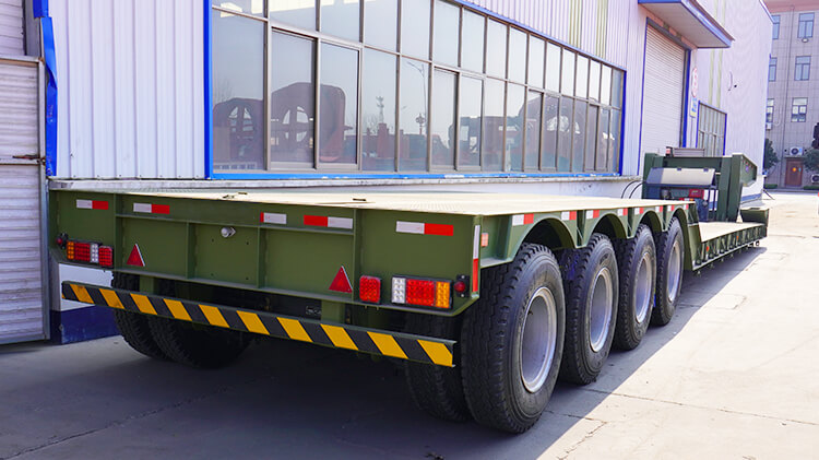 Heavy Duty 4 Axle Lowboy Trailer for Sale in Mexico