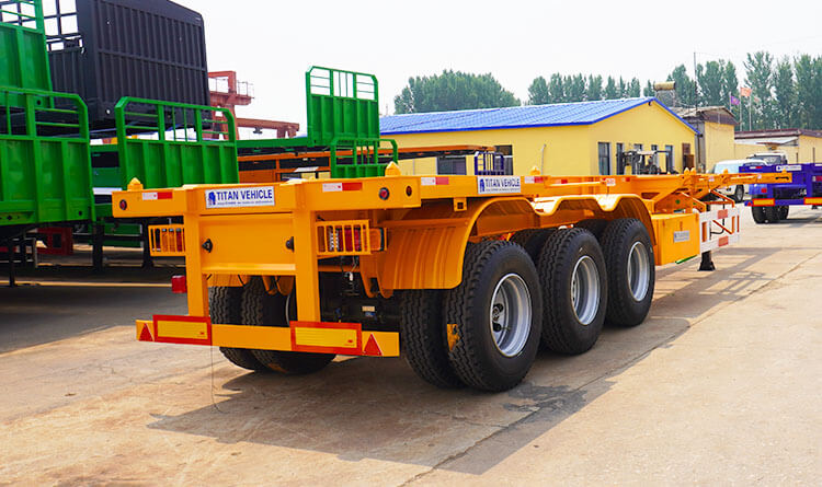 Container Skeletal Trailer | Skeletal Semi Trailer for Sale in Manzanillo Mexico