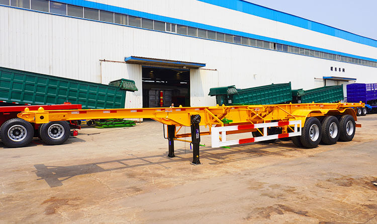 Container Skeletal Trailer | Skeletal Semi Trailer for Sale in Manzanillo Mexico